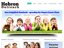 Tablet Screenshot of hebron-outreach.com